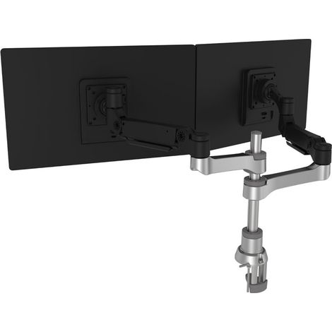 R-Go-Tools Caparo 4 Support Moniteur Argenté Noir (1/3)