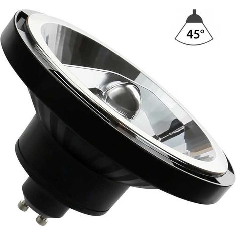 Spot LED AR111 GU10 12 watts, blanc chaud 3000K 45° 1050lm (1/3)