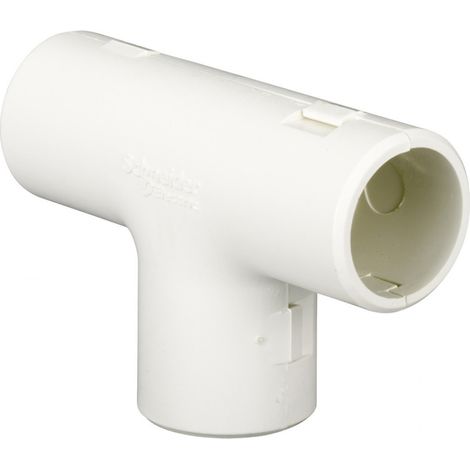 Mureva Tube - té pour conduit rigide - Ø20mm - blanc polaire (1/2)