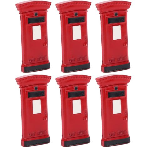 6 pièces Aimant Réfrigérateur Rétro Mignon Petite Boîte aux Lettres Européenne 3D Décor Cuisine Magnétique Cadeau (1/5)