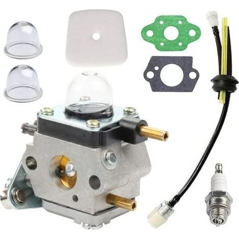 Kit Carburateur C1U-K54 C1U-K82 avec filtre à air et bougie d'allumage - Pour motoculteur/cultivateur 2 cycles Mantis 7222 7222E 7222M 7225 7230 7234 SRM2100 GT2000 GT2100 (1/5)