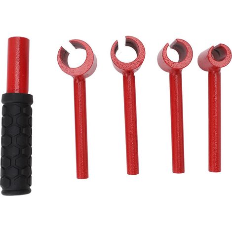 Door hinge adjustment wrench set with handle, multi-specification gap repair wrench, 5 pieces (1/5)