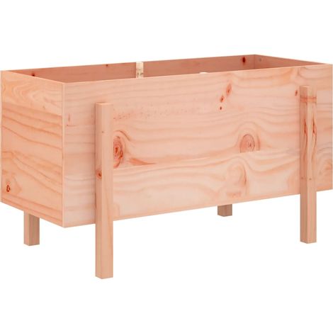 Vassoio per fioriera aiuola rialzata piante fiori terrazza giardino giardino 101 x 50 x 57 cm legno massello Douglas marrone 020039316