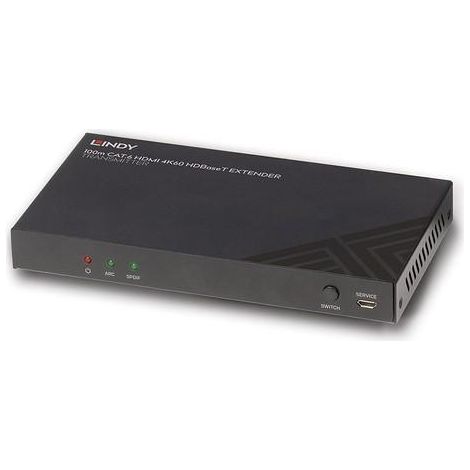 Lindy 38341 transmisor AV negro de alto rendimiento 4K