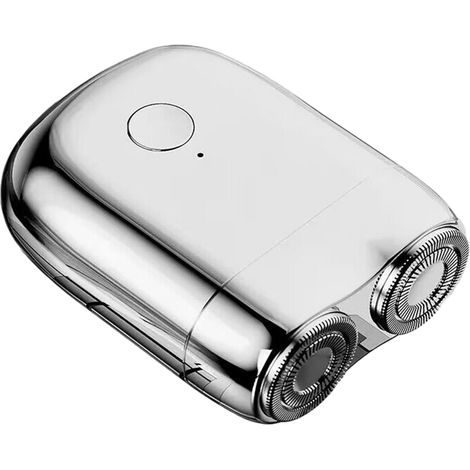 Rasoir Électrique Rotatif - Rechargeable Sans Fil - Pour Homme - Compact Léger - Utilisation Quotidienne Et Voyage - 1 Pièce (1/5)