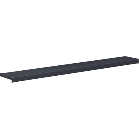 Umbral de Ventana Antracita con Vetado de Madera PVC vidaXL
