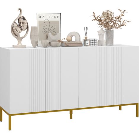 Buffet design TEDDY blanc et or (1/5)