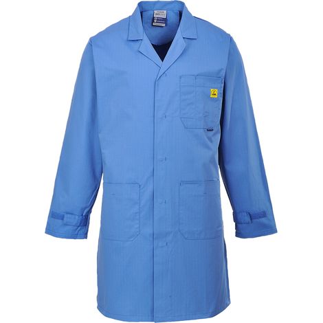 Blouse Antistatique Esd - Taille 4xl - Bleu Hamilton - Portwest