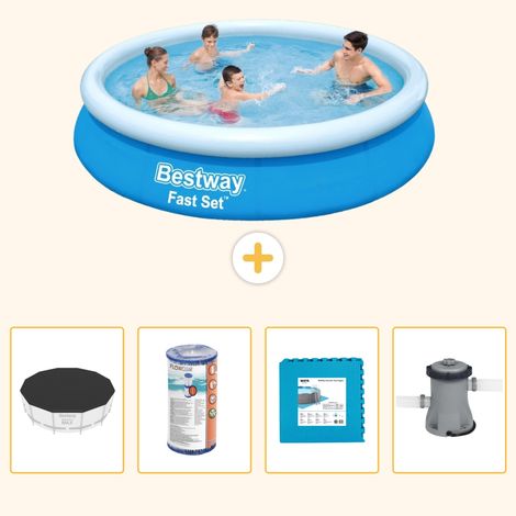 Bestway Bestway Fast Set Ronde - 366x76 cm - 5-pièces S146 (1/5)
