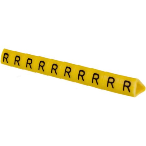 Marcador de cables OZ-1/R amarillo E04ZP-01020204000 /100 unidades/