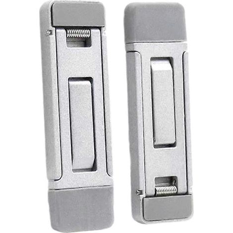 Lot de 2 supports invisibles portables pour ordinateur portable, mini-supports de refroidissement pliables en alliage de zinc pour ordinateur portable
