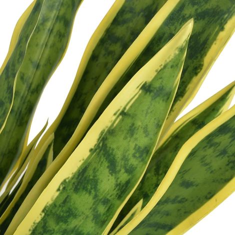 vidaXL Sansevieria Pianta Artificiale con Vaso 65 cm Verde