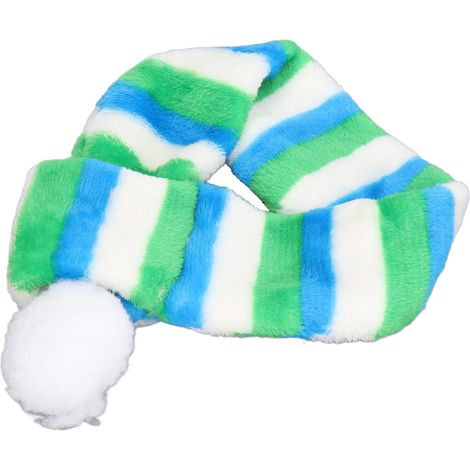 Écharpe de noël pour animaux de compagnie, chaude et confortable, rayée pour chien, pour séance photo en famille, fête d'anniversaire, 55cm/21,6 pouces (1/5)
