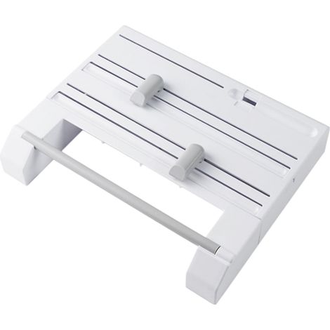 Rack De Rangement Cuisine - Distributeur Film Et Feuille D Aluminium - Support Essuie-Tout Murale - 6 En 1 - Blanc - 38 X 31 X 8 5 Cm (1/5)