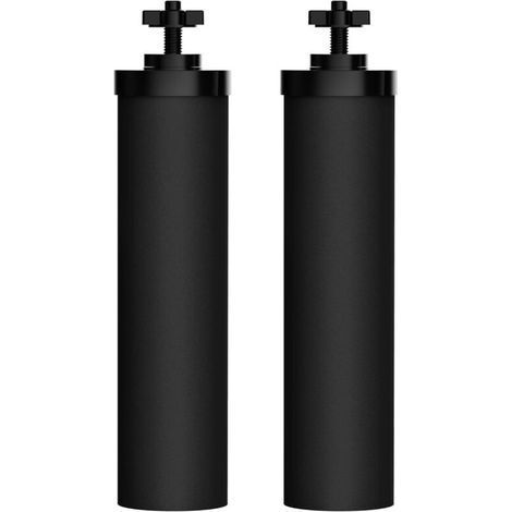2 Pièces BB9-2 Filtre à eau Compatible avec les Eléments de Nettoyage Berkeyy, Cartouche D'éléments Noirs, Filtre à eau Premium Compatible avec les Séries Travel Big Royal Imperial Crown Light (1/5)