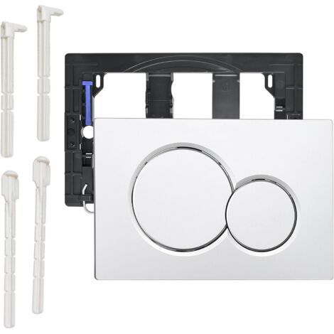 Panneau de commande à double bouton compatible avec l'interrupteur mural de toilette Sigma 01 UP300.115.770 (blanc) (1/5)