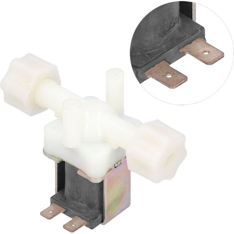 Électrovanne G1/4 pour contrôleur d'entrée d'eau de machine d'osmose inverse, normalement fermée, 24 V CC (1/5)