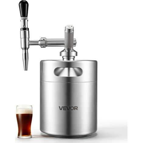 VEVOR Siphon Nitro 4 L Machine a Cafe Nitro Portable SANS Cartouche deAzote, pour The Jus Camping, Fraicheur Longue Duree, Distributeur de Cafe Infuse a Froid avec Buse et Valve de Decompression (1/5)