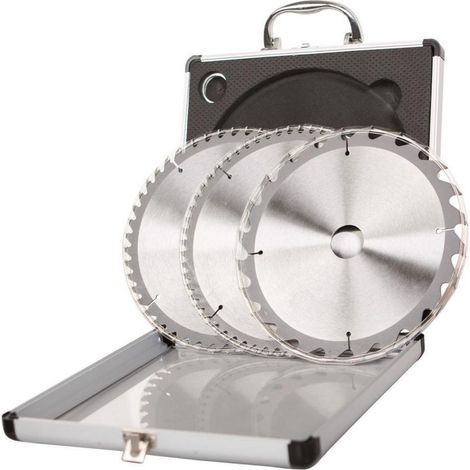 3 HOJAS DE SIERRA CIRCULAR Ø 210 SCHEPPACH X TRONZADORAS MADERA ALUMINIO METALES (1/3)