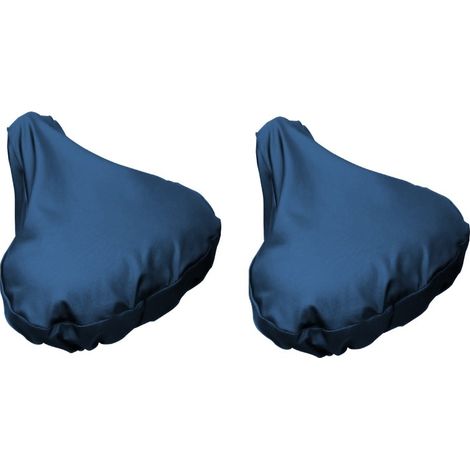 Lot de 2 housses de selle imperméables avec cordon de serrage / Housse de pluie pour selle de vélo CJY-AquaForge (1/3)