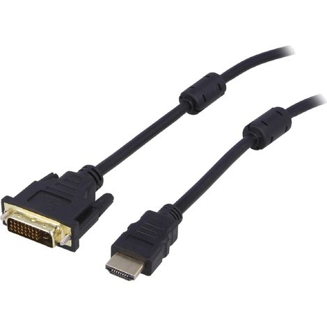 Cable HDMI 1.4 male DVI-D male 3m noir