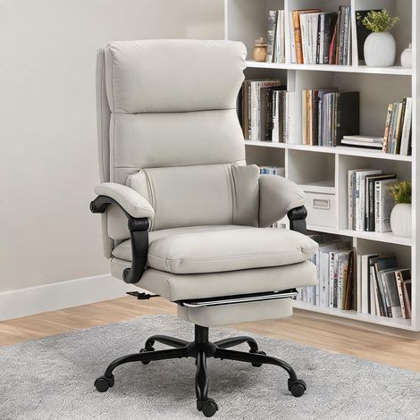 Chaise de bureau en similicuir acier 66 x 60 x 121 cm (1/5)
