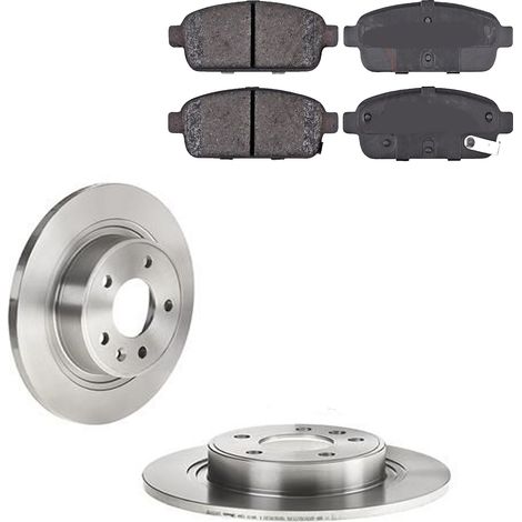 KIT FRENI POSTERIORI compatibile con OPEL ZAFIRA TOURER C (P12) - DISCHI + PASTIGLIE OEM: P 59 080 , P 59 087 / 18033 , 18341 /SOSTITUZIONE DIRETTA/BASSA POLVERE/SILENZIOSO (1/5)