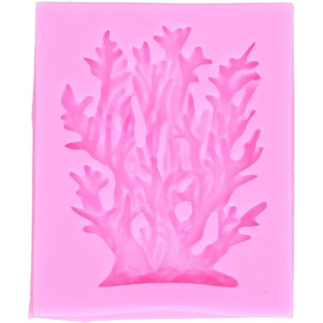 Stampo in silicone a forma di corallo e albero per cioccolato e torte, strumento decorativo per pasticcini e resina - Crezuo (1/4)