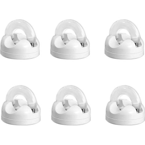 Magnetische Kabelmanagement-Clips – Drehbare Kabelclips für Daten- und Ladekabel am Schreibtisch, 6er-Pack (1/5)