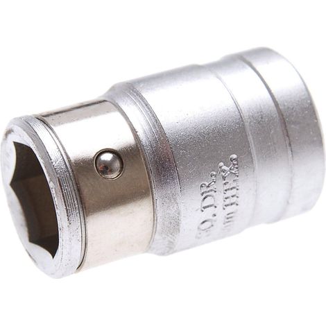 Adaptador herramientas BGS Technic cromado 14 mm 1 2 pulg (1/4)