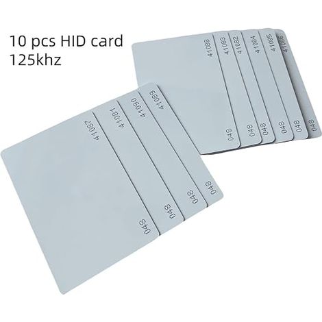 Proximity CR80 Cards Weigand Prox Blank Printable Swipe Cards Compatable with 1386 1326 H10301 format readers. Works with the vast majority of access control systems (1/2)