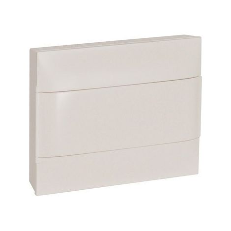 Caja superficie Practibox S puerta lisa 1x12 filas
