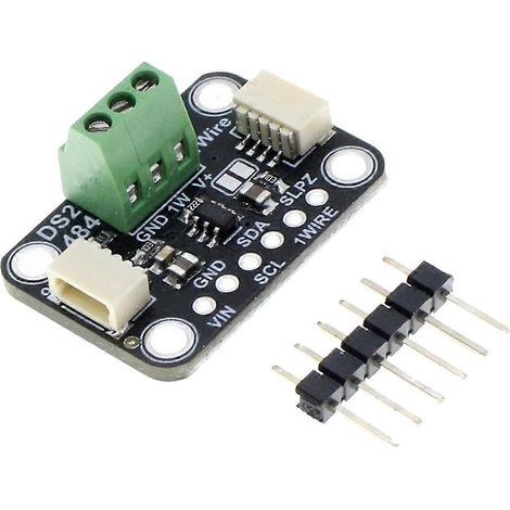 DS2484 I2C auf 1-Wire Bus-Adapter STEMMA QT Qwiic kompatibel JST SH Steckermodul (1/5)