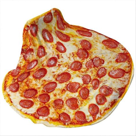 Giant Pepperoni Pizza cou ure Novelty cou ure pour Adults et Kids (1/5)