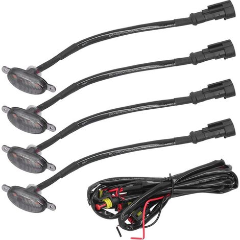 Lumières de calandre LED, éclairage ambre pour voiture universelle de Style Raptor, pick-up SUV tout-terrain (1/5)
