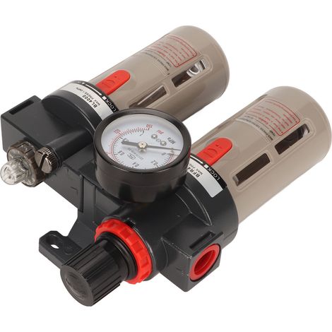 Druckluftreglerfilter G1/2 2 Stück, Wasser-/Ölabscheider mit Manometer BFC4000 (1/5)