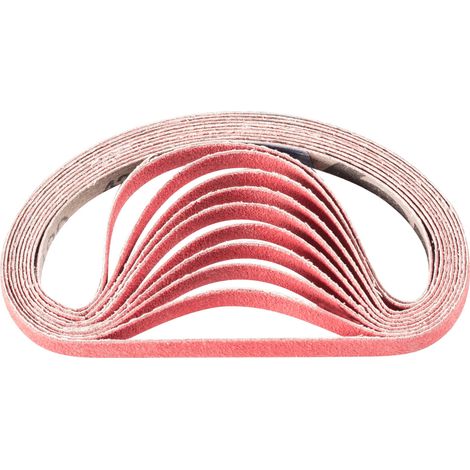 PFERD TOOLS Keramikkorn Schleifband BA 9x305 mm CO-COOL120 für Edelstahl-Schliff mit Bandschleifer 100 Stk (1/4)