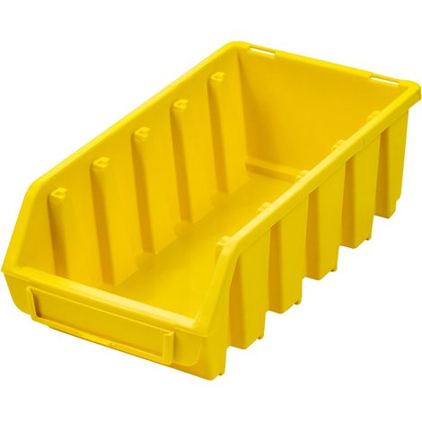 ADB Ergobox Gr.2L gelb 116x212x75mm Sichtlagerkasten Stapelbox Schütte (1/4)