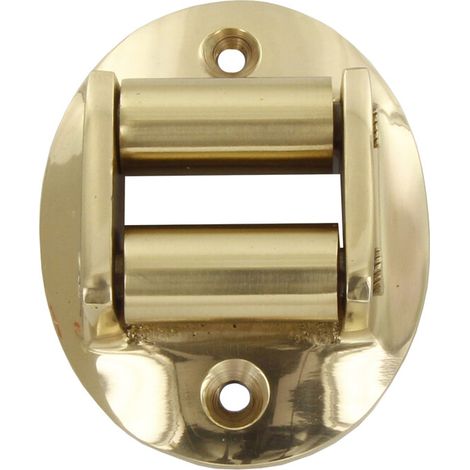 12 x GUIDACINGHIA OTTONE OVALE CROMO SATINATO