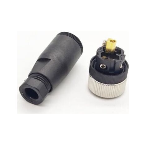 NALOOKAMIC 5 Pcs M12 5 Pôles Femelle Connecteur, IP67 Étanche A Codés Droits 5 Broches sur Place à Vis Capteur 12mm M12 5 Core Connecteurs Ronds Accessoires pour l'automatisation Industrielle 125V 4A 