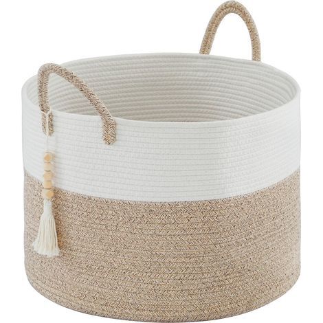 Panier à linge, panier de rangement pour jouets d'enfants (1/4)