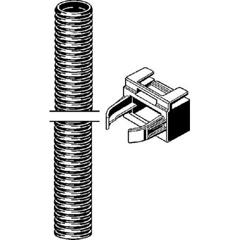 Ensemble d'accessoires 8580.55 en acier galvanisé (1/2)