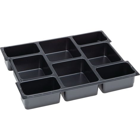 Inserti per piccoli pezzi L-BOXX® LB 102 B404xT312xH61mm in polistirolo con 8 scomparti