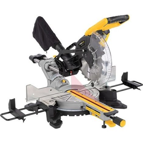 Scie à onglet à 2 biseaux télescopiques 2200W-254mm (1/5)