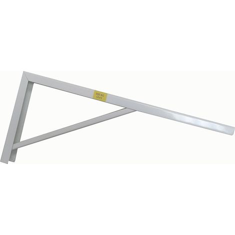 Robusto quadrato per elettroerosione in acciaio bianco 18x40 cm