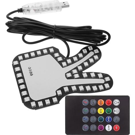 Feu de Doigt LED pour Voiture Télécommande – Éclairage Gestuel (1/5)
