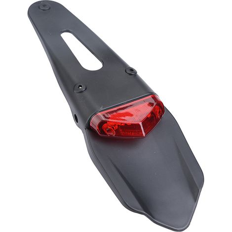 LED-Rücklicht für Motorräder, Kennzeichenbeleuchtung mit Rotlicht, Kit für Motocross und Enduro (1/5)