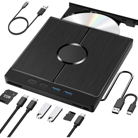 External USB 3.0 Optical DVD Player PC External DVD Burner (1/5)