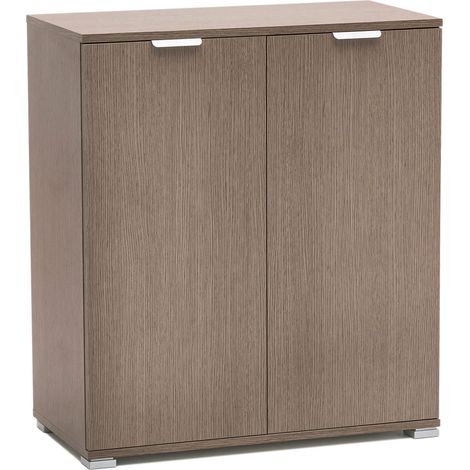 MOBILETTO CON 2 ANTE IN ROVERE GRIGIO 75 X 38 X H85 CM (1/4)