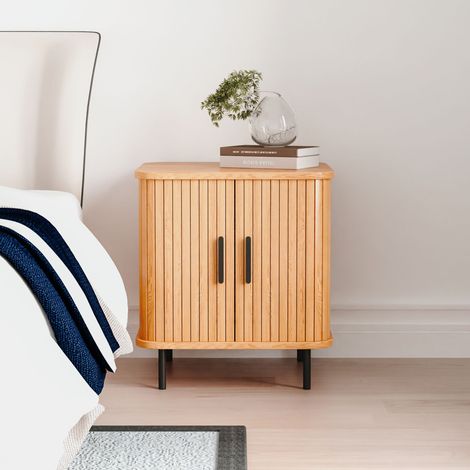 Chevet bois à portes scandinave Linje (1/3)